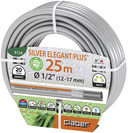 CLABER 9126 5/8" 25m hadice zahradní SILVER ELEGANT plus Obrázek