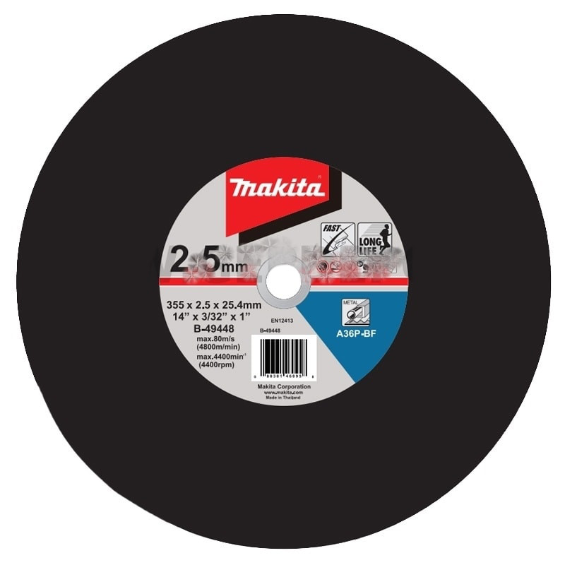 MAKITA B-10665-5 řezný kotouč na kov 355x3x25,4 Obrázek