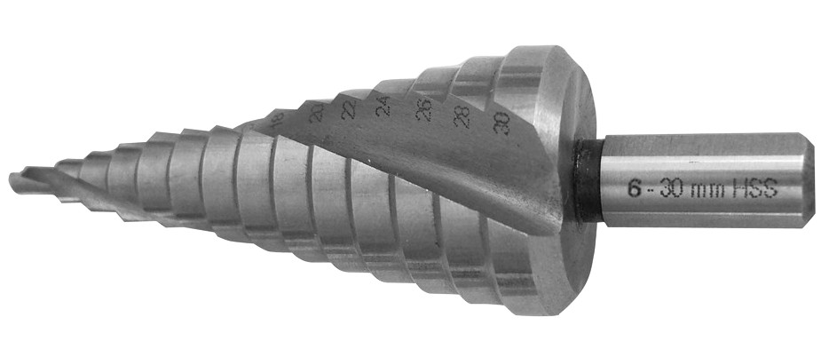 MAKITA P-69923 vrták stupňovitý 6-30mm HSS-G Obrázek