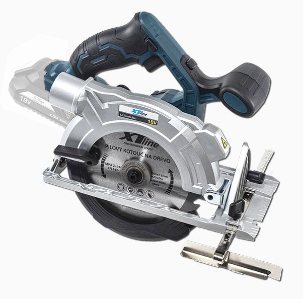 XTline XT102745 aku kotoučová pila 165mm 18V LiIon bez akumulátoru Obrázek