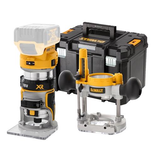DeWALT DCW604 + Tstak (verze bez aku) aku frézka s ponornou základnou Obrázek