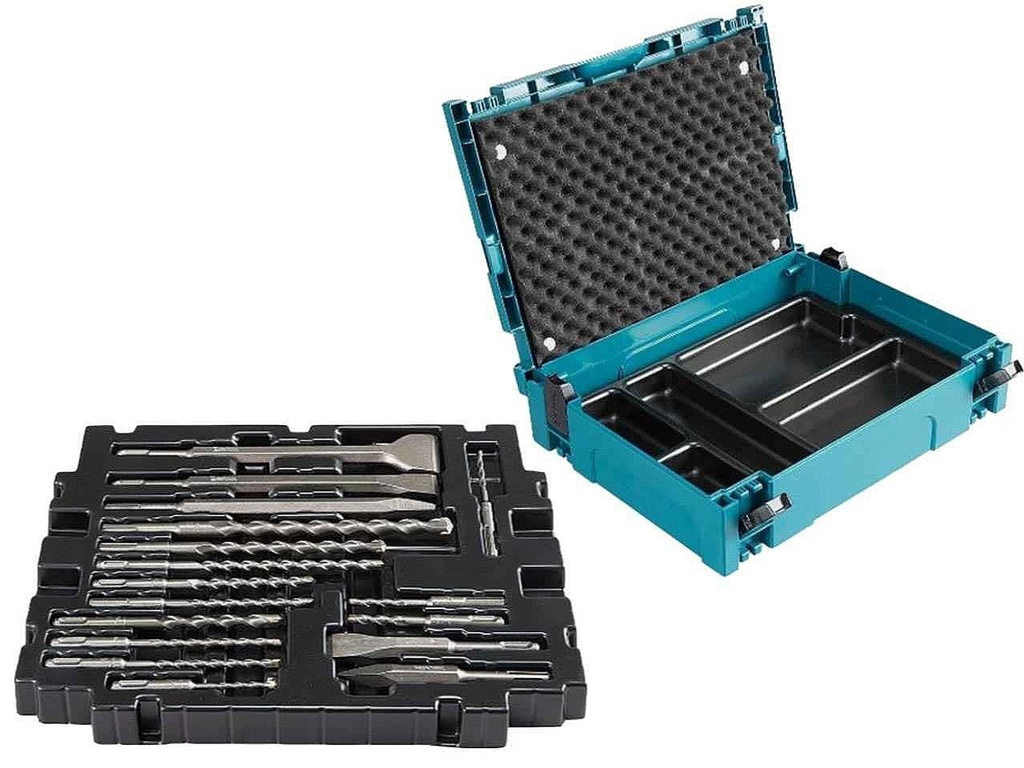 MAKITA B-52059 sada vrtáků a sekačů SDS-Plus 17dílů Systainer Obrázek