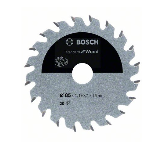 Levně BOSCH 2608837666 pilový kotouček 85x15mm AKU ST WO H 20Z Standar for Wood