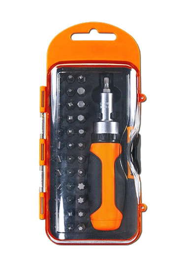 STAVTOOL ST38038 sada bitů s ráčnovým šroubovákem, 38 dílů Obrázek