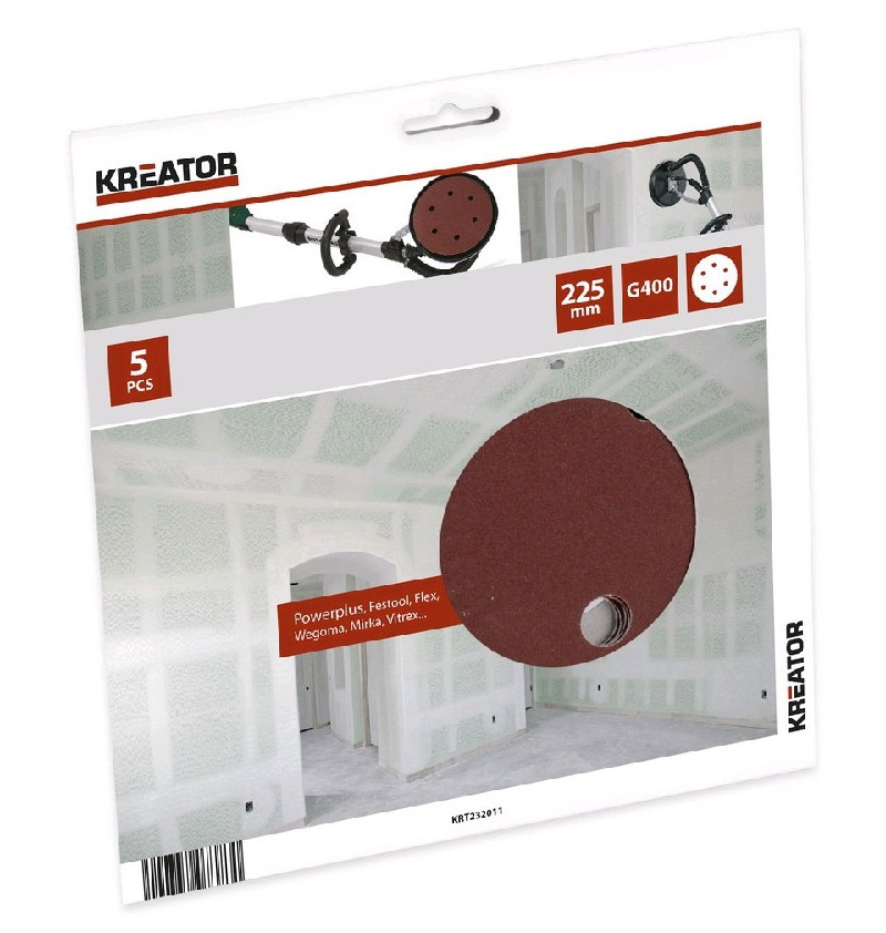 KREATOR KRT232011 brusný výsek 225mm 5ks G400 Obrázek