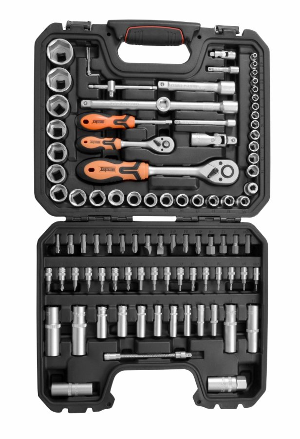 HECHT 2094 gola sada 1/4", 1/2", 94 dílů Obrázek