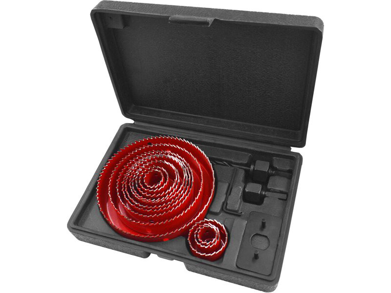 EXTOL PREMIUM 8801605 sada vykružovacích korunkových vrtáků 19-127mm 13ks Obrázek