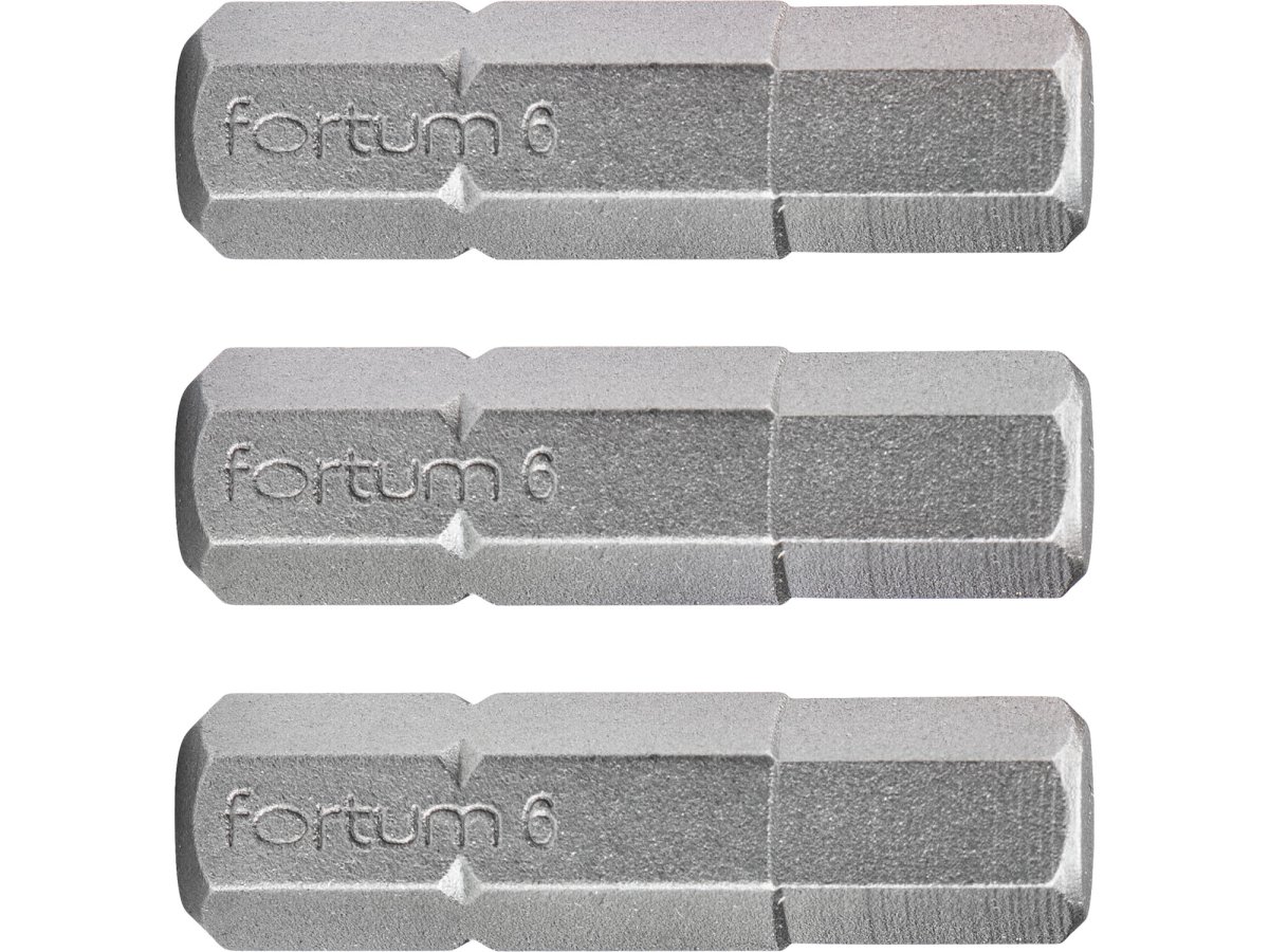 FORTUM-KITO 4741508 bit IMBUS 6x25mm S2 - 3ks Obrázek