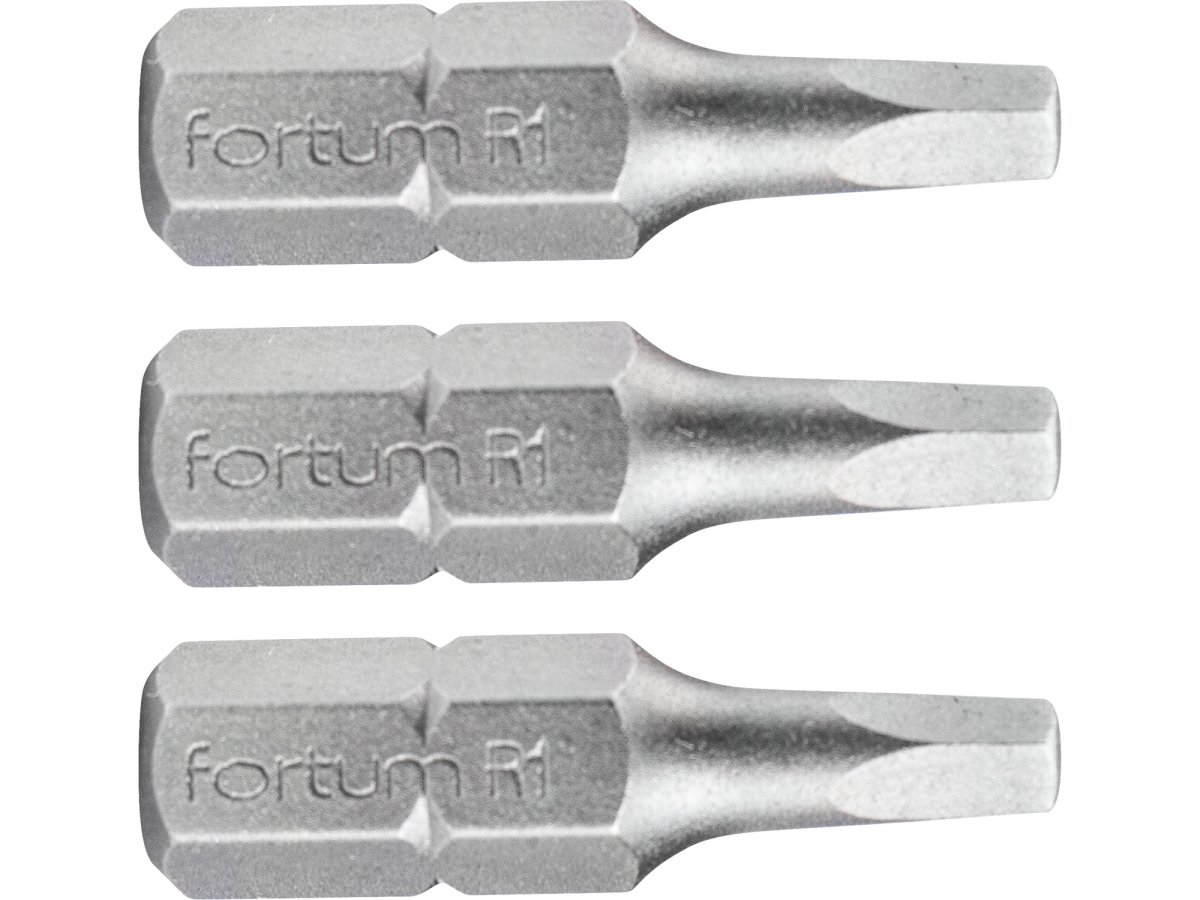 FORTUM-KITO 4741601 bit čtyřhran UNIQUADREX 1x25mm S2 - 3ks Obrázek