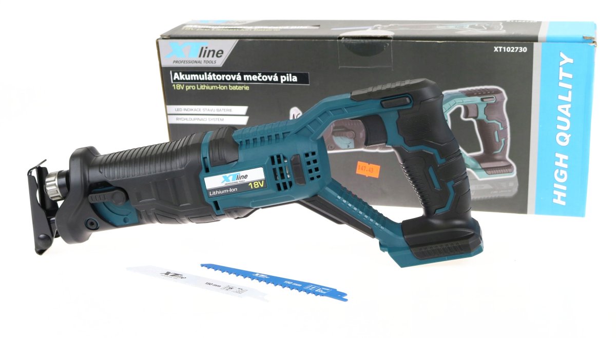 XTline XT102730 aku mečová pila ocaska 18V LiIon bez akumulátoru Obrázek