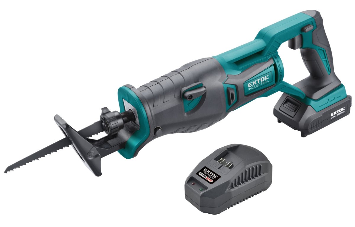 EXTOL INDUSTRIAL 8791820 aku pila ocaska SHARE20V, BRUSHLESS, 20V LiIon 2Ah Obrázek