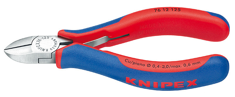 KNIPEX 7612125 boční štípací kleště pro el. mechaniky 125mm Obrázek