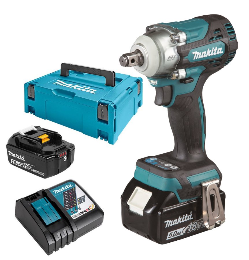 MAKITA DTW300RTJ aku rázový utahovák Li-ion LXT 18V/5,0Ah Obrázek