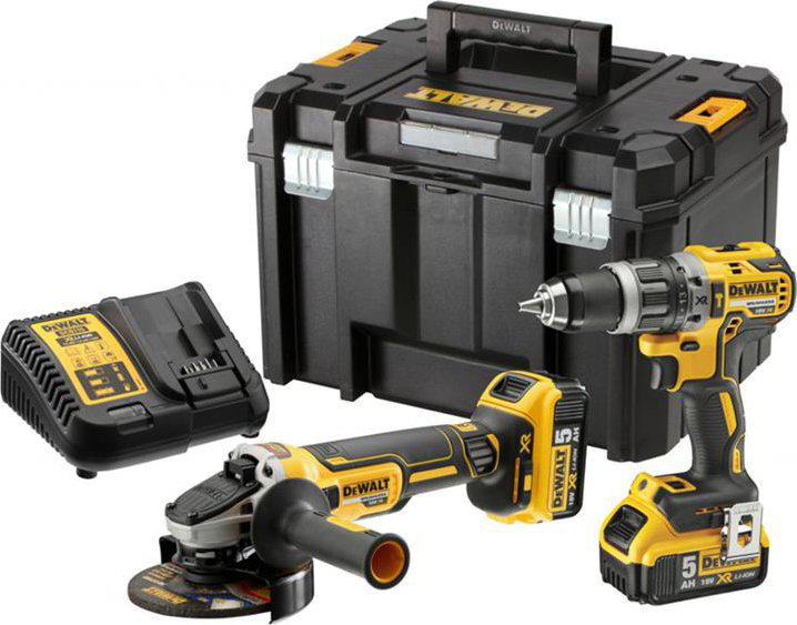 DeWALT DCK2080P2T DCD796 + DCG405 - bezuhlíková sada aku nářadí Obrázek