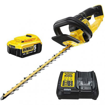 DeWALT DCMHT563P1 (1x5Ah) 18V aku nůžky na stříhání živých plotů Obrázek