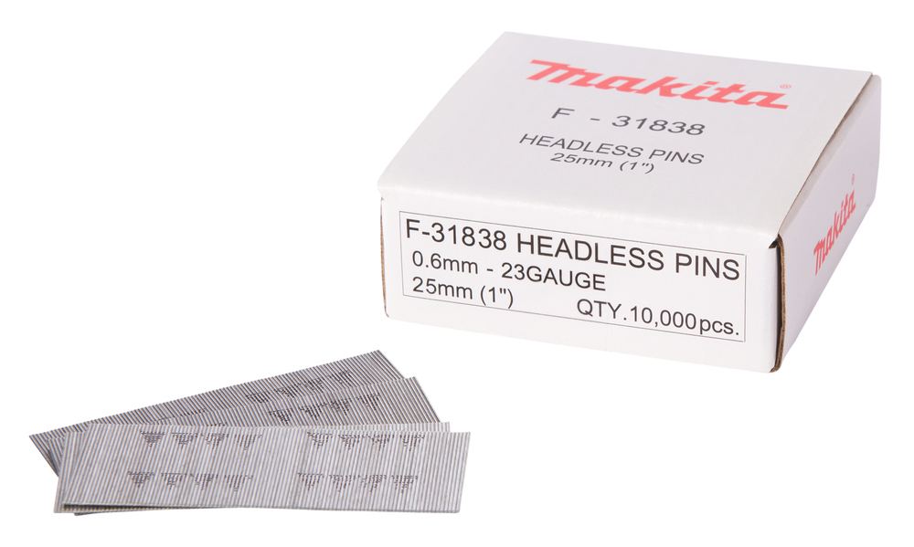 MAKITA F-31838 hřebíky bez hlavičky /pinky 25mm Obrázek