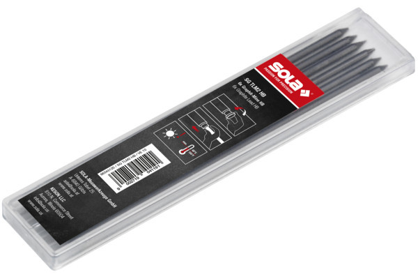 SOLA - SG TLM2 HB - grafitová tuha s voskem - šedá, 6 ks Obrázek