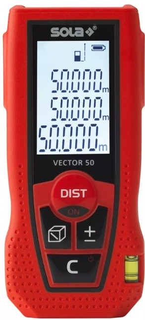 SOLA VECTOR 50 laserový dálkoměr 50m 71024101 Obrázek