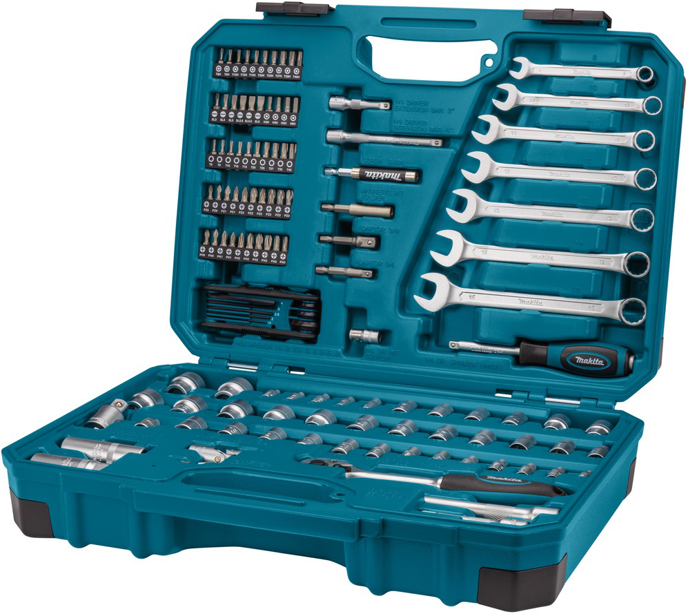 MAKITA E-06616 sada ručního nářadí 120ks Obrázek