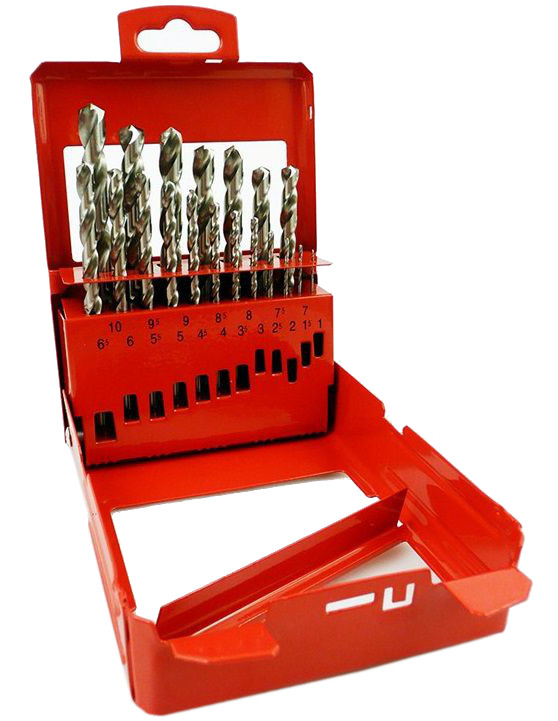 MAKITA sada vrtáků na kov HSS-G 1-10mm  19ks P-60517 Obrázek