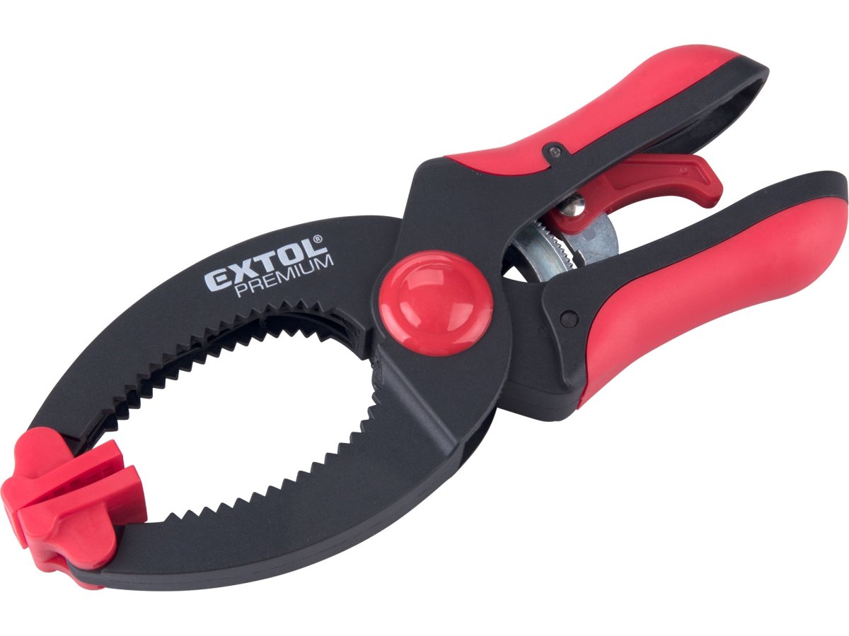 EXTOL PREMIUM 8815433 svěrka plastová ráčnová, 75mm Obrázek