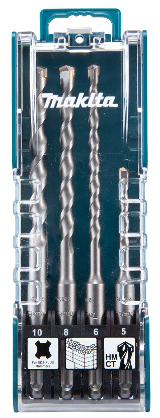 MAKITA D-74136 sada vrtáků SDS-Plus 4ks Obrázek