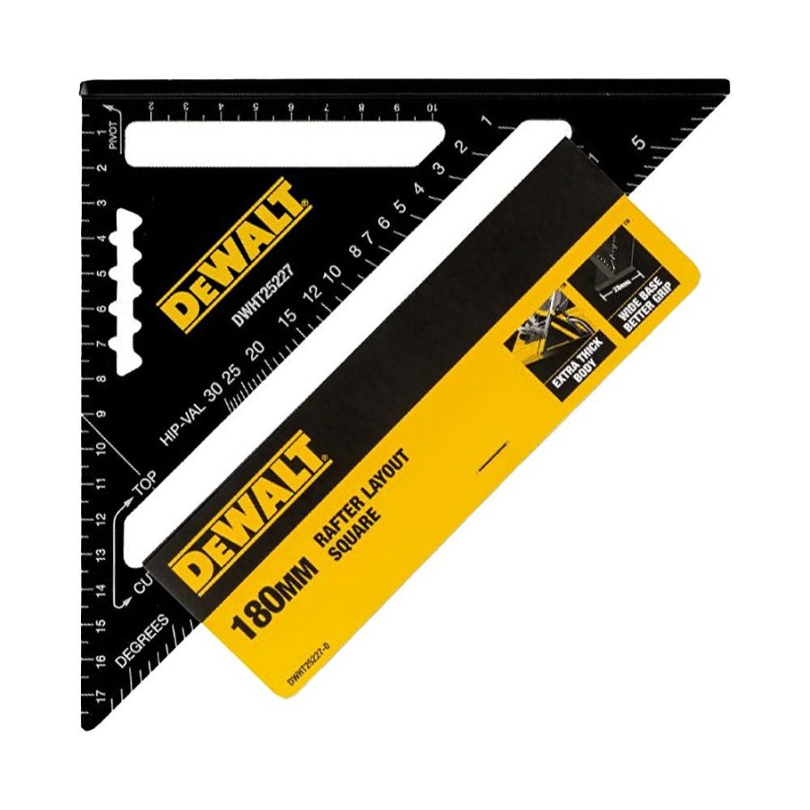 DeWALT DWHT25227-0 hliníkový tesařský úhelník 180mm Obrázek