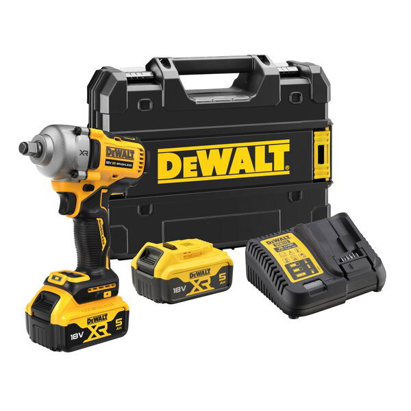 DeWALT DCF891P2T (2x5Ah) 18V aku rázový utahovák 1/2" - s baterií a nabíječkou Obrázek