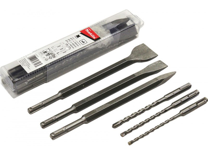 MAKITA D-58920 sada vrtáků a sekáčů SDS Plus, 6ks Obrázek