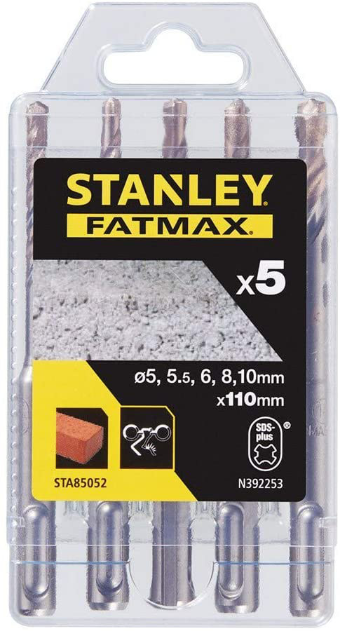 STANLEY STA85052 sada vrtáků SDS+ 5ks Obrázek