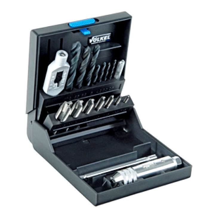 VOLKEL 47605.11 sada strojních závitníků a vrtáků M3 - M12 Obrázek