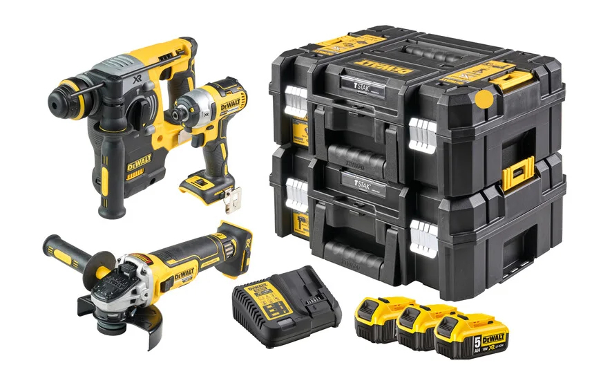 DeWALT DCK305P3T kombo sada aku nářadí 18V 3x 5Ah XR LiIon