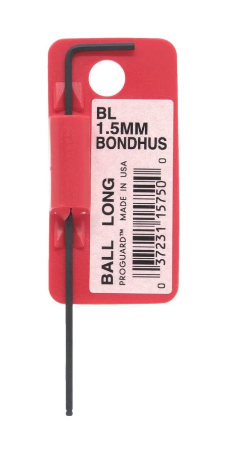 Levně BONDHUS 15750 L-klíč imbus 1,5mm s kuličkou