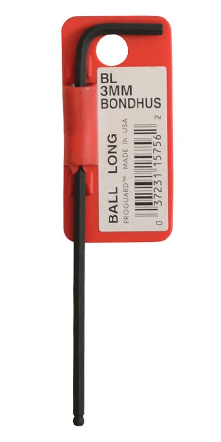 BONDHUS 15756 L-klíč imbus 3,0mm s kuličkou Obrázek