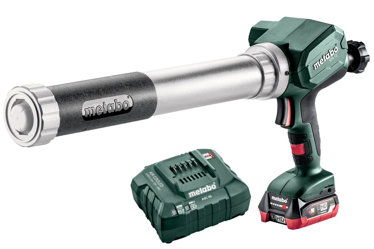 METABO KPA 12 600 aku kartušovací pistole 12V 1x4Ah LiHD + nabíječka, 601218800 Obrázek
