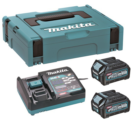 MAKITA 191J81-6 sada Li-ion XGT 40V 2ksBL4025+1ksDC40RA+1ksMakpac Obrázek