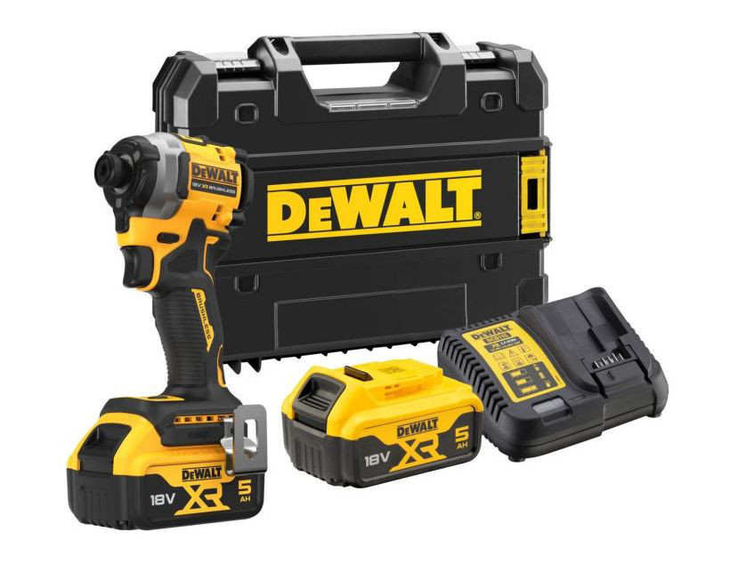 DeWALT DCF850P2T (2x5Ah) 1/4" aku rázový utahovák Obrázek