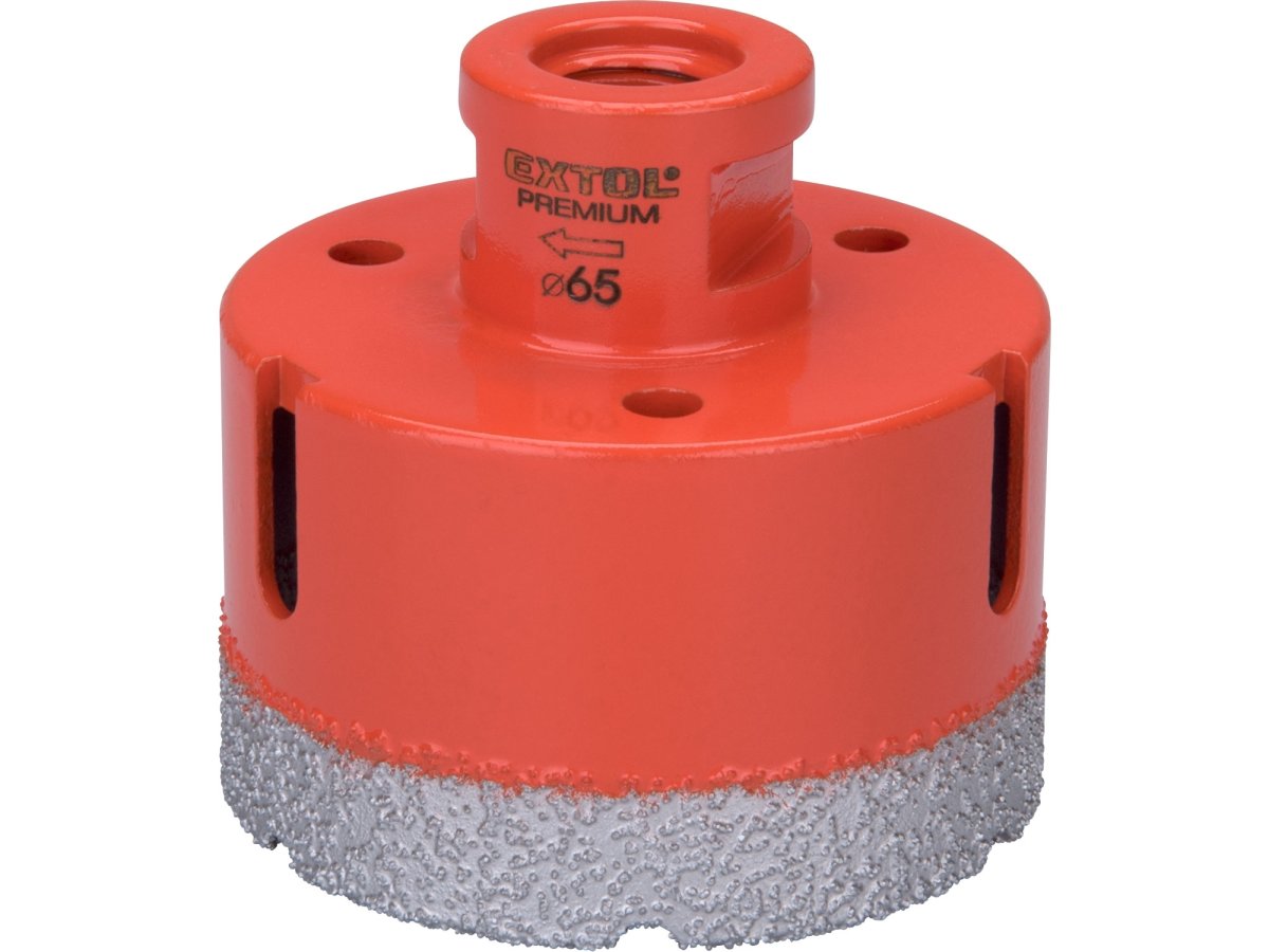 EXTOL PREMIUM 8801876 diamantová vykružovací korunka pr.65mm M14 Obrázek