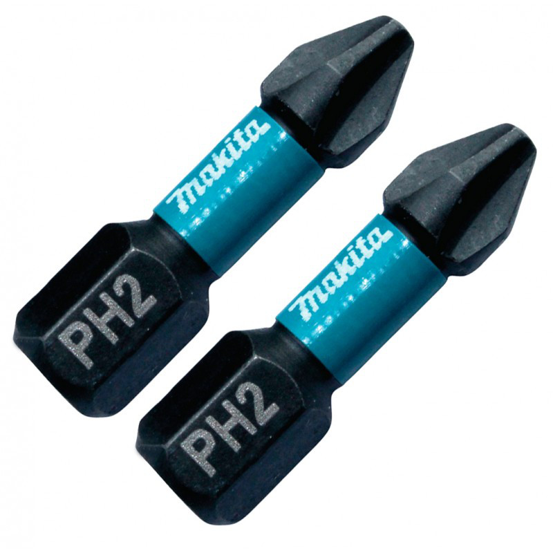 MAKITA B-63616 torzní bit 1/4" Impact Black PH2, 25mm 2 ks Obrázek