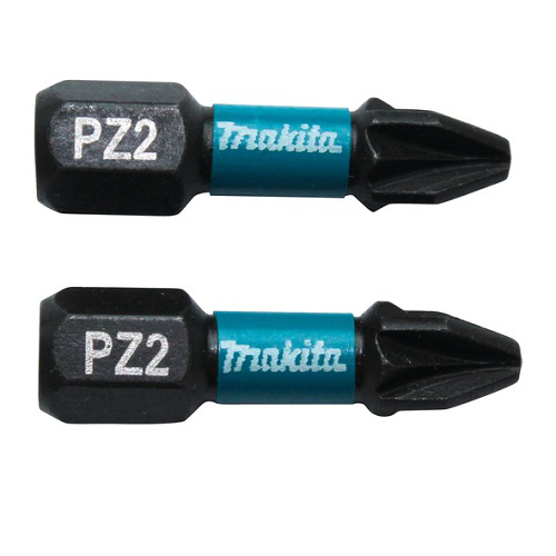 MAKITA B-63644 torzní bit 1/4" Impact Black PZ2, 25mm 2 ks Obrázek