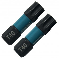 MAKITA B-63703 torzní bit 1/4" Impact Black T40, 25mm 2 ks Obrázek