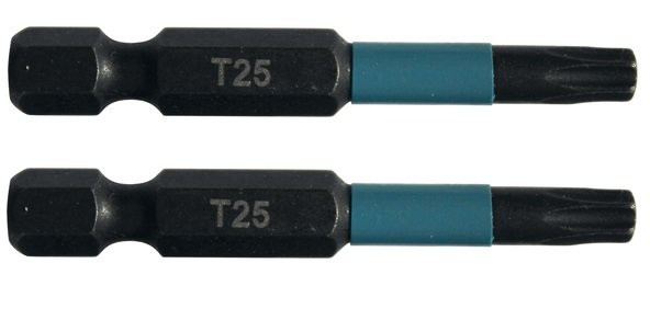 MAKITA B-63797 torzní bit 1/4" Impact Black T25, 50mm 2 ks Obrázek