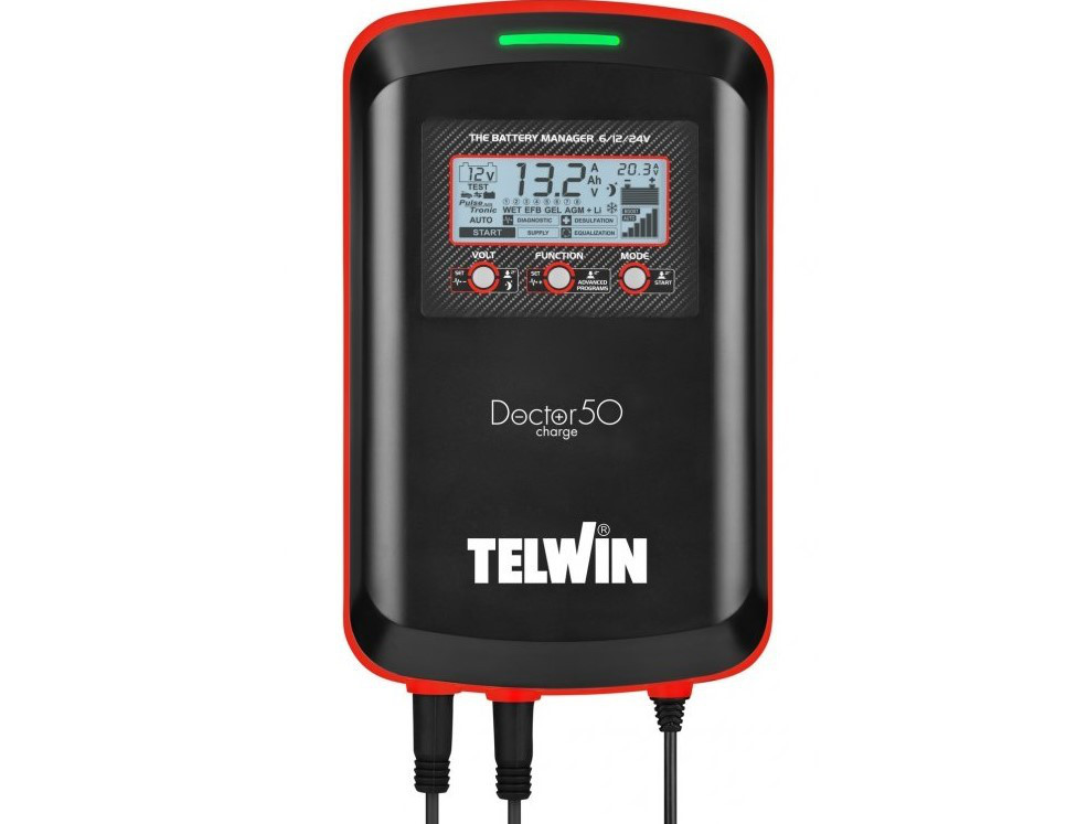 TELWIN Doctor Charge 50 NEW microprocesorová nabíječka 807613 Obrázek