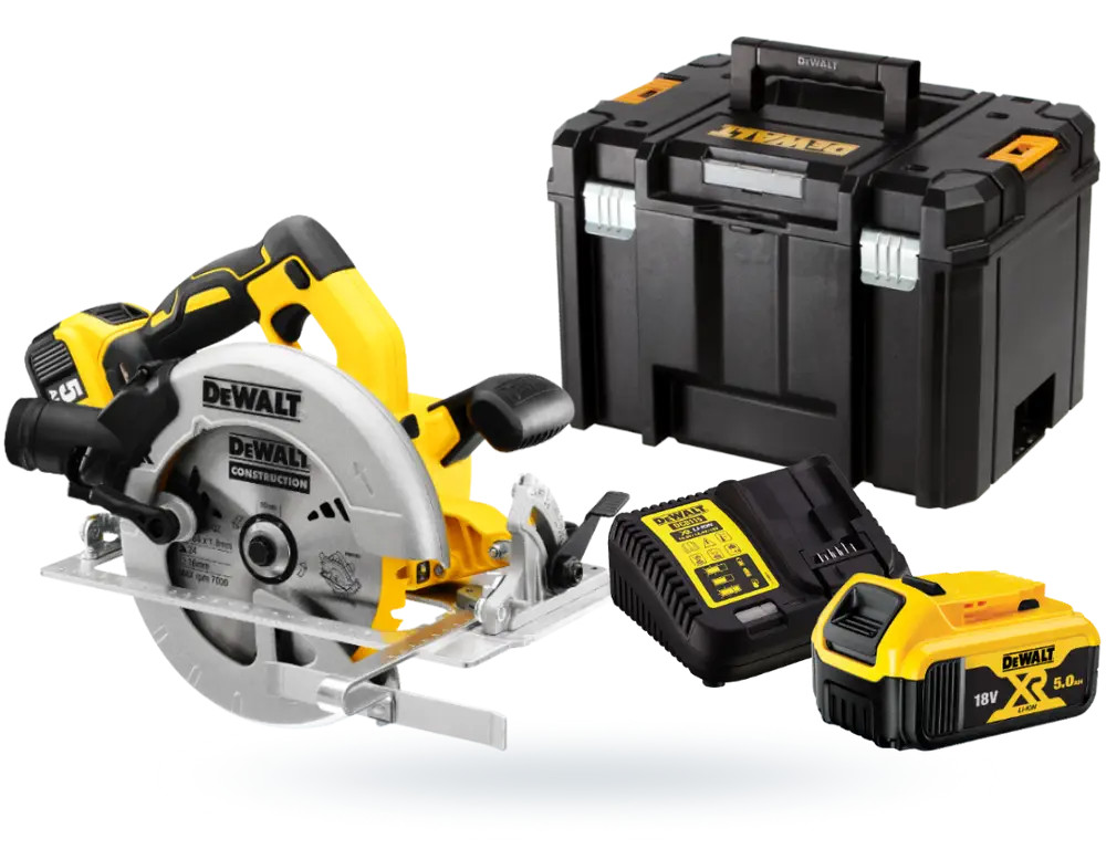 DeWALT DCS570P2 aku kotoučová pila 184mm 18V LiIon 2x 5Ah