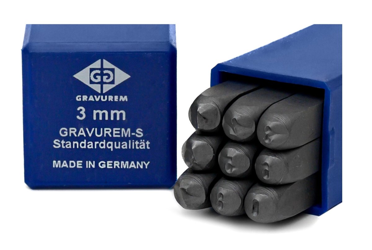 BETA razidla ČÍSLICE  3mm GRAVUREM-S Obrázek