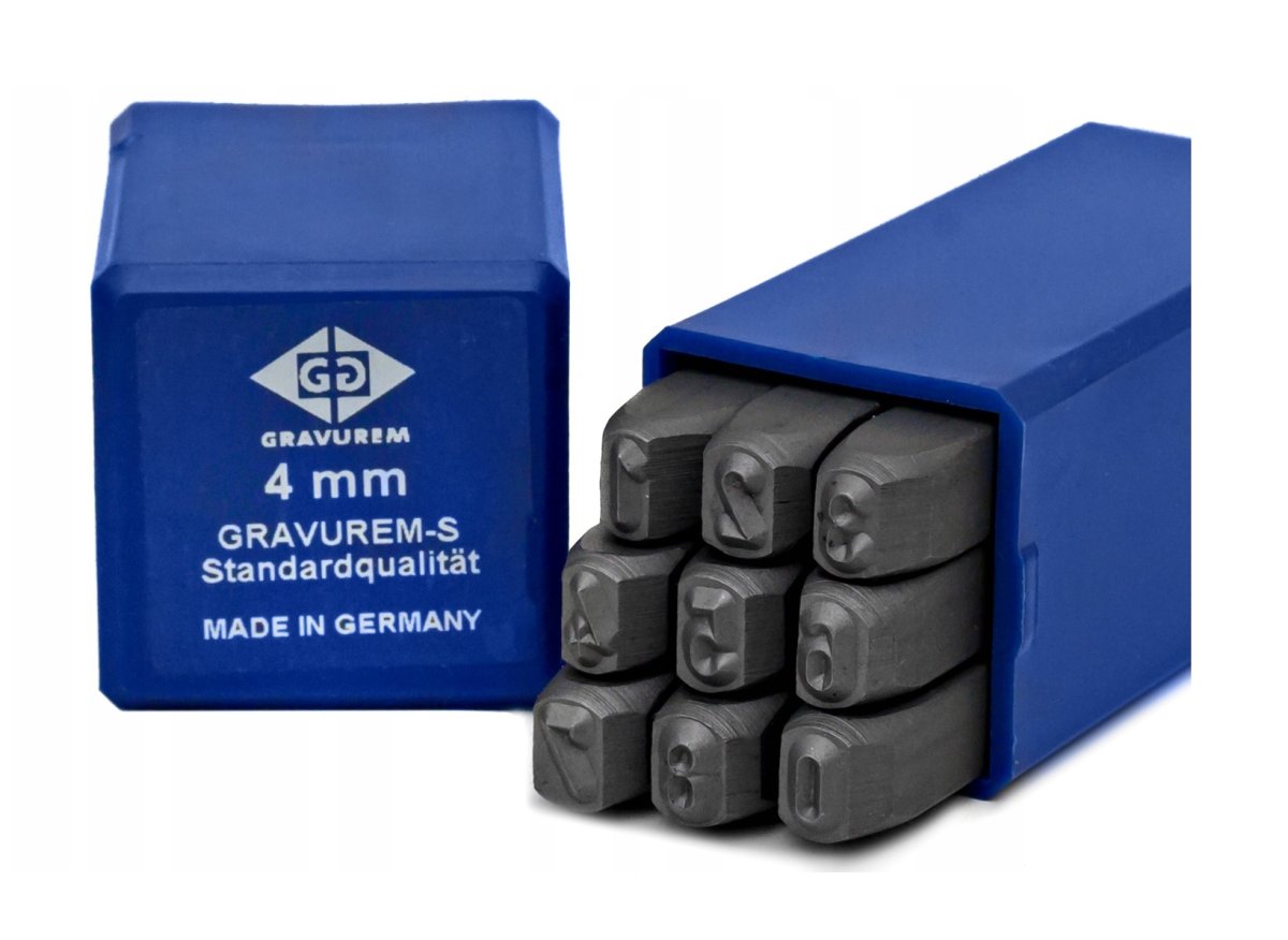 BETA razidla ČÍSLICE  4mm GRAVUREM-S Obrázek