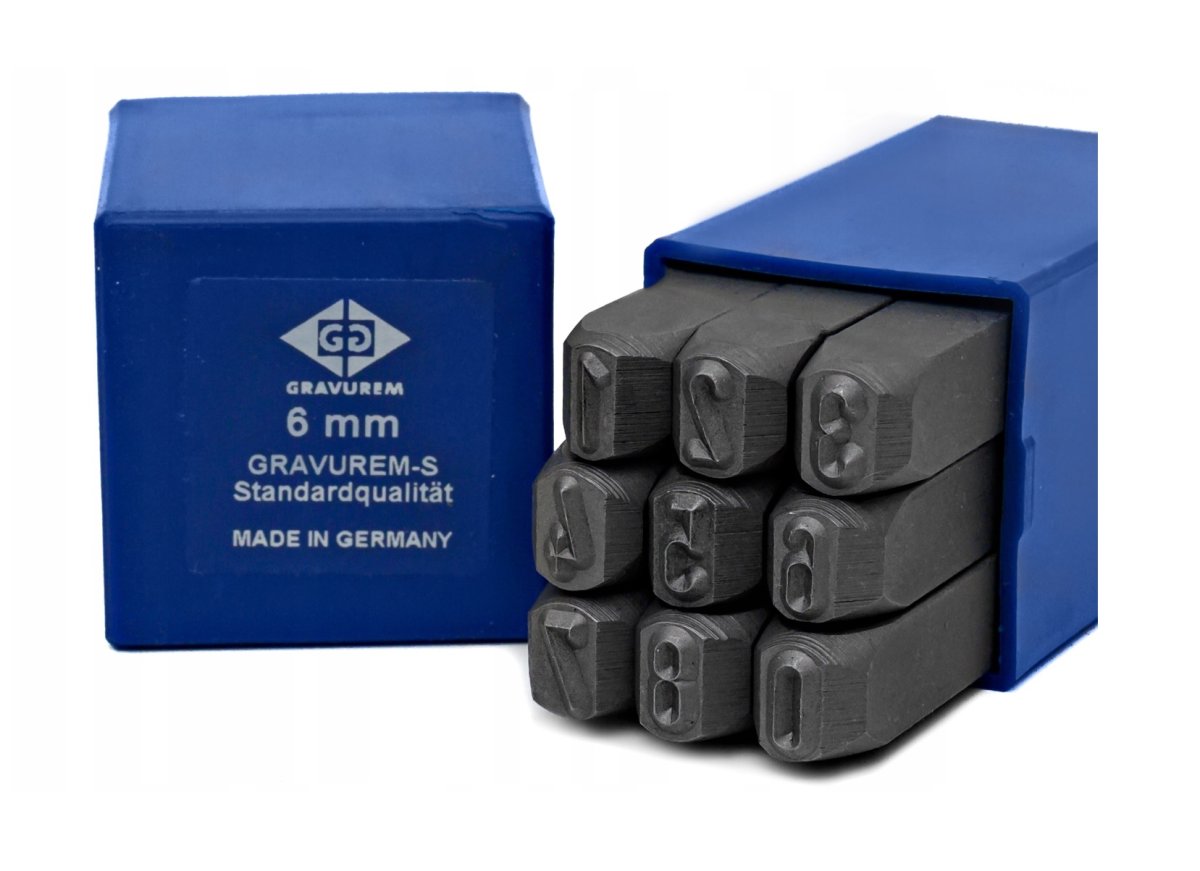 BETA razidla ČÍSLICE  6mm GRAVUREM-S Obrázek