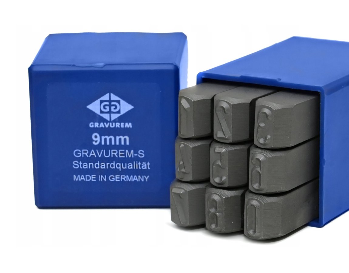 BETA razidla ČÍSLICE  9mm GRAVUREM-S Obrázek