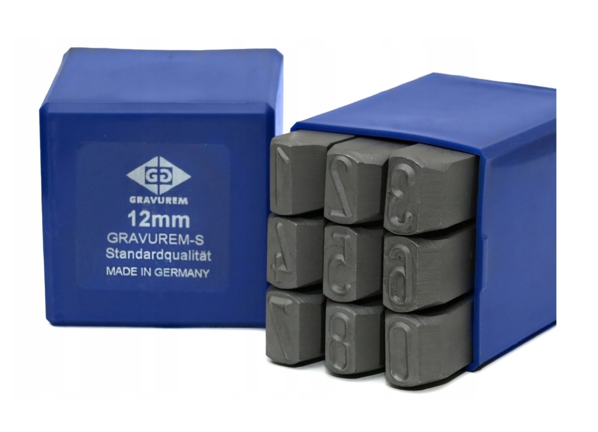 BETA razidla ČÍSLICE 12mm GRAVUREM-S Obrázek