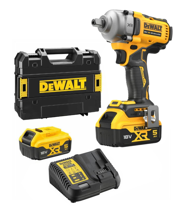 DeWALT DCF892P2T (2x5Ah) 18V aku rázový utahovák 1/2" - 813 Nm Obrázek